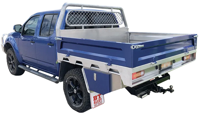 BT Alloy Welding custom painted ute tray with undertray toolbox