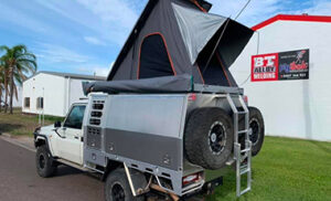 BT Alloy ute canopy with tent